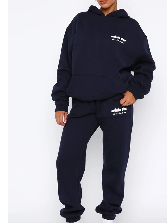 White Fox Boutique Pants - WHITE FOX ERA 8 HOODIE AND JOGGER SET NWT NAUTICAL XS/S